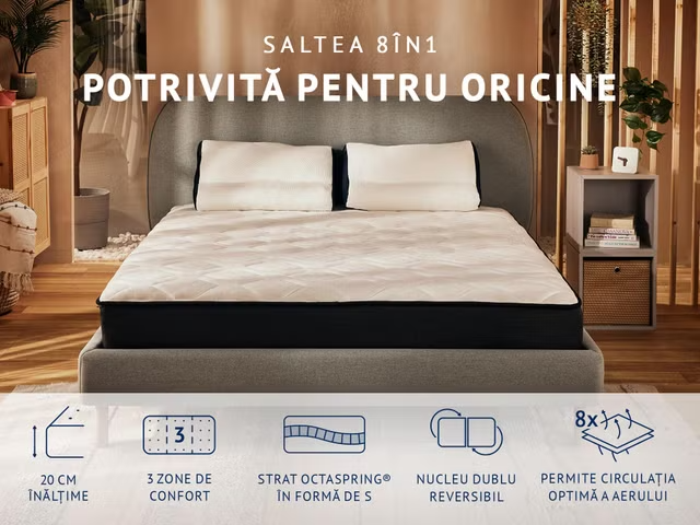 Dormeo Saltea 20 cm fermitate ajustabila iMemory S Plus
