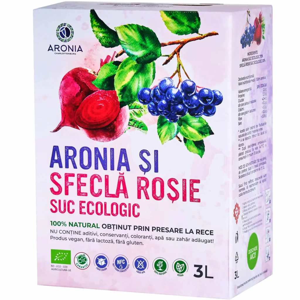 Suc de Aronia și Sfeclă Roșie